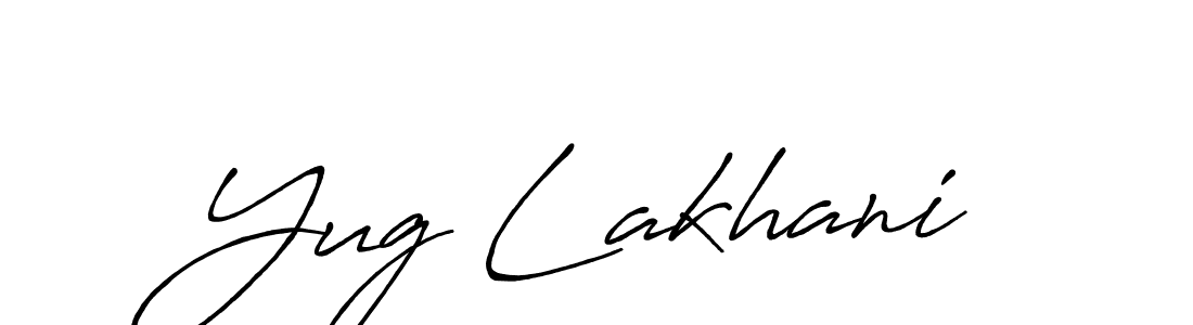 Here are the top 10 professional signature styles for the name Yug Lakhani. These are the best autograph styles you can use for your name. Yug Lakhani signature style 7 images and pictures png