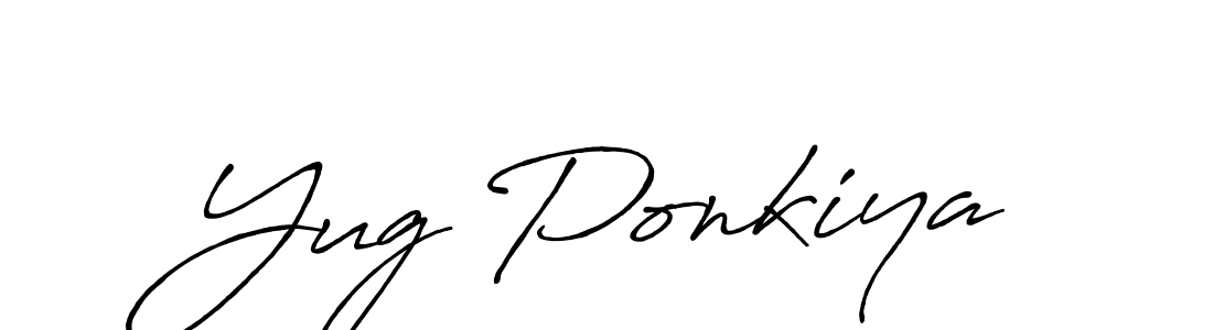Make a beautiful signature design for name Yug Ponkiya. Use this online signature maker to create a handwritten signature for free. Yug Ponkiya signature style 7 images and pictures png