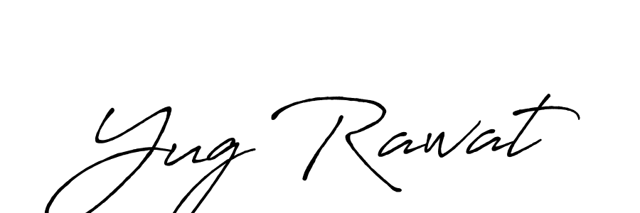 if you are searching for the best signature style for your name Yug Rawat. so please give up your signature search. here we have designed multiple signature styles  using Antro_Vectra_Bolder. Yug Rawat signature style 7 images and pictures png
