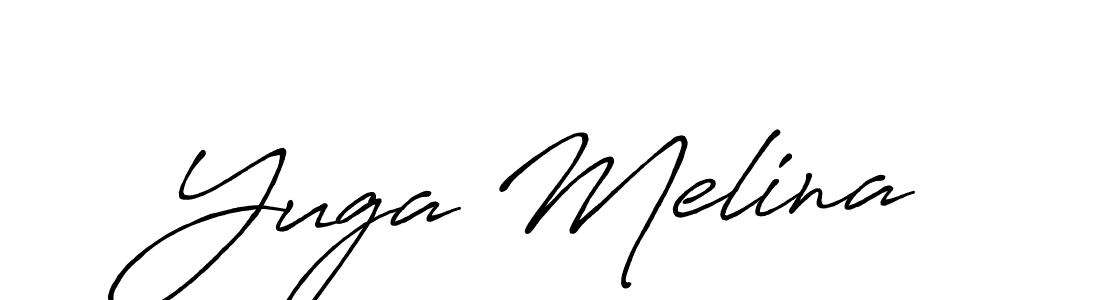 This is the best signature style for the Yuga Melina name. Also you like these signature font (Antro_Vectra_Bolder). Mix name signature. Yuga Melina signature style 7 images and pictures png