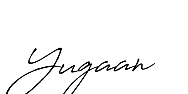 Make a beautiful signature design for name Yugaan. With this signature (Antro_Vectra_Bolder) style, you can create a handwritten signature for free. Yugaan signature style 7 images and pictures png