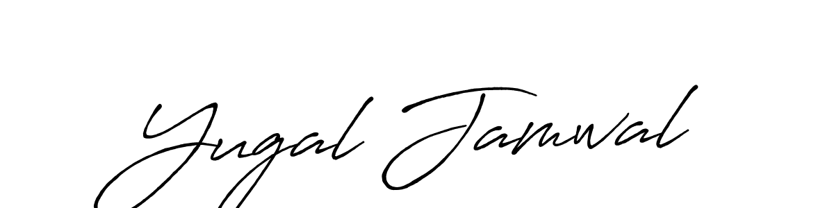 It looks lik you need a new signature style for name Yugal Jamwal. Design unique handwritten (Antro_Vectra_Bolder) signature with our free signature maker in just a few clicks. Yugal Jamwal signature style 7 images and pictures png