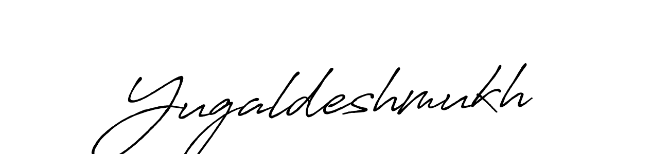 It looks lik you need a new signature style for name Yugaldeshmukh. Design unique handwritten (Antro_Vectra_Bolder) signature with our free signature maker in just a few clicks. Yugaldeshmukh signature style 7 images and pictures png