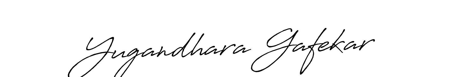 if you are searching for the best signature style for your name Yugandhara Gafekar. so please give up your signature search. here we have designed multiple signature styles  using Antro_Vectra_Bolder. Yugandhara Gafekar signature style 7 images and pictures png