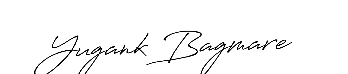 The best way (Antro_Vectra_Bolder) to make a short signature is to pick only two or three words in your name. The name Yugank Bagmare include a total of six letters. For converting this name. Yugank Bagmare signature style 7 images and pictures png