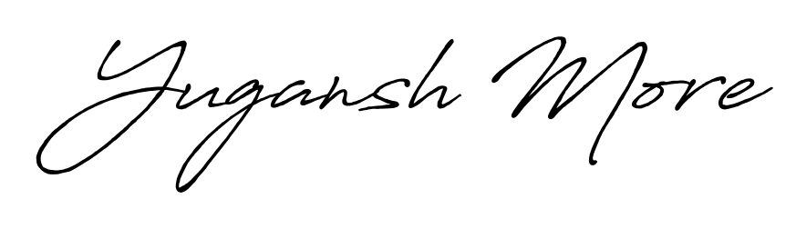 Achieve flawless digital penmanship with Yugansh More name in Antro_Vectra_Bolder font. The perfect tool for creating online signatures. Yugansh More signature style 7 images and pictures png