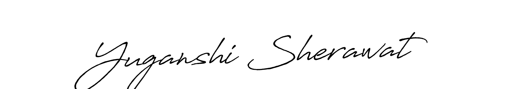 Also You can easily find your signature by using the search form. We will create Yuganshi Sherawat name handwritten signature images for you free of cost using Antro_Vectra_Bolder sign style. Yuganshi Sherawat signature style 7 images and pictures png