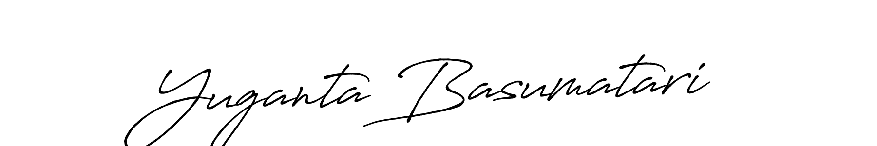 You can use this online signature creator to create a handwritten signature for the name Yuganta Basumatari. This is the best online autograph maker. Yuganta Basumatari signature style 7 images and pictures png