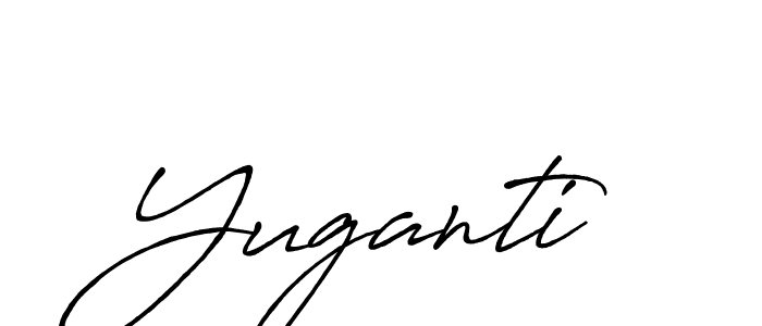 It looks lik you need a new signature style for name Yuganti. Design unique handwritten (Antro_Vectra_Bolder) signature with our free signature maker in just a few clicks. Yuganti signature style 7 images and pictures png