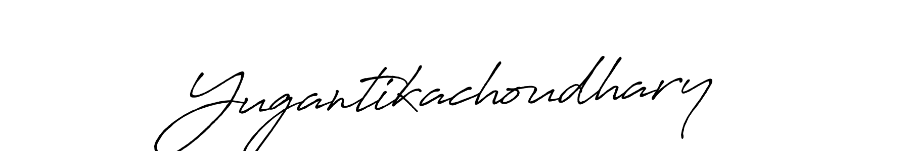 Similarly Antro_Vectra_Bolder is the best handwritten signature design. Signature creator online .You can use it as an online autograph creator for name Yugantikachoudhary. Yugantikachoudhary signature style 7 images and pictures png