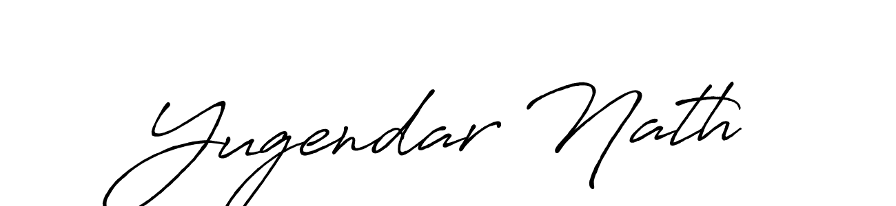 You should practise on your own different ways (Antro_Vectra_Bolder) to write your name (Yugendar Nath) in signature. don't let someone else do it for you. Yugendar Nath signature style 7 images and pictures png