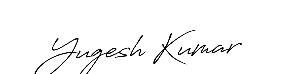 It looks lik you need a new signature style for name Yugesh Kumar. Design unique handwritten (Antro_Vectra_Bolder) signature with our free signature maker in just a few clicks. Yugesh Kumar signature style 7 images and pictures png