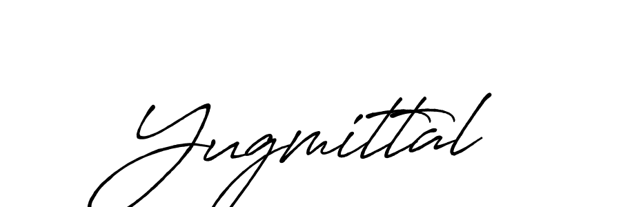 Design your own signature with our free online signature maker. With this signature software, you can create a handwritten (Antro_Vectra_Bolder) signature for name Yugmittal. Yugmittal signature style 7 images and pictures png