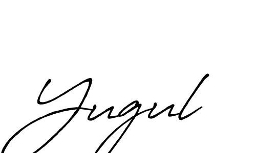 Create a beautiful signature design for name Yugul. With this signature (Antro_Vectra_Bolder) fonts, you can make a handwritten signature for free. Yugul signature style 7 images and pictures png