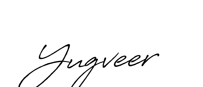 Also we have Yugveer name is the best signature style. Create professional handwritten signature collection using Antro_Vectra_Bolder autograph style. Yugveer signature style 7 images and pictures png