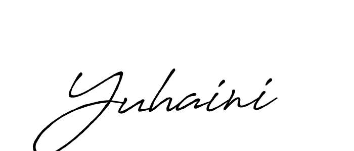 How to Draw Yuhaini signature style? Antro_Vectra_Bolder is a latest design signature styles for name Yuhaini. Yuhaini signature style 7 images and pictures png