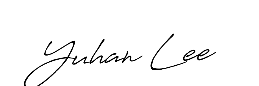 Here are the top 10 professional signature styles for the name Yuhan Lee. These are the best autograph styles you can use for your name. Yuhan Lee signature style 7 images and pictures png