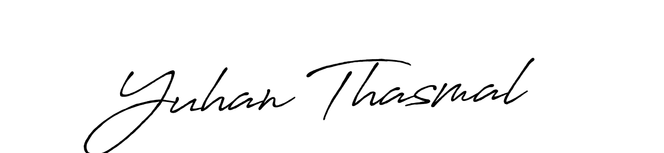 Also You can easily find your signature by using the search form. We will create Yuhan Thasmal name handwritten signature images for you free of cost using Antro_Vectra_Bolder sign style. Yuhan Thasmal signature style 7 images and pictures png