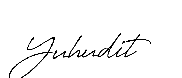 Design your own signature with our free online signature maker. With this signature software, you can create a handwritten (Antro_Vectra_Bolder) signature for name Yuhudit. Yuhudit signature style 7 images and pictures png
