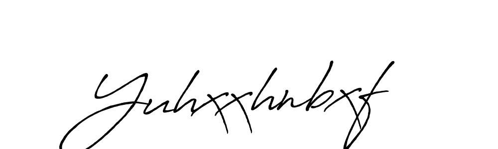 Use a signature maker to create a handwritten signature online. With this signature software, you can design (Antro_Vectra_Bolder) your own signature for name Yuhxxhnbxf. Yuhxxhnbxf signature style 7 images and pictures png