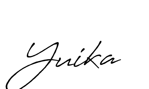 Also You can easily find your signature by using the search form. We will create Yuika name handwritten signature images for you free of cost using Antro_Vectra_Bolder sign style. Yuika signature style 7 images and pictures png