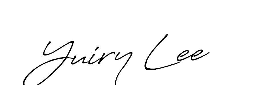 Also we have Yuiry Lee name is the best signature style. Create professional handwritten signature collection using Antro_Vectra_Bolder autograph style. Yuiry Lee signature style 7 images and pictures png
