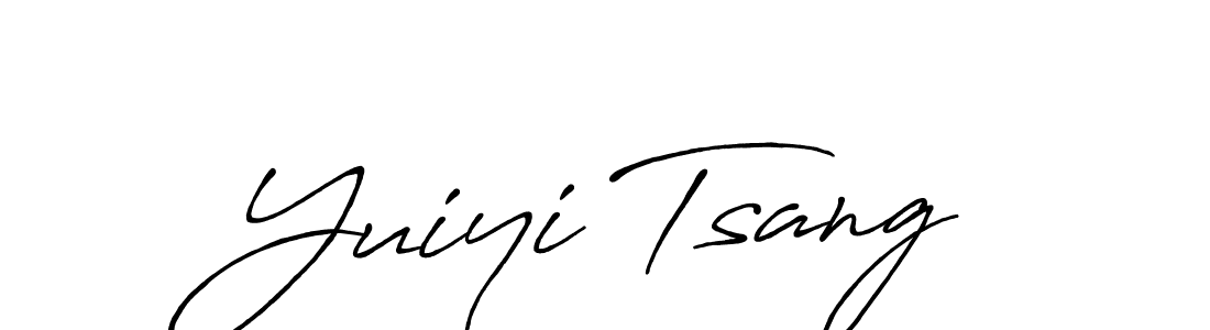 Yuiyi Tsang stylish signature style. Best Handwritten Sign (Antro_Vectra_Bolder) for my name. Handwritten Signature Collection Ideas for my name Yuiyi Tsang. Yuiyi Tsang signature style 7 images and pictures png