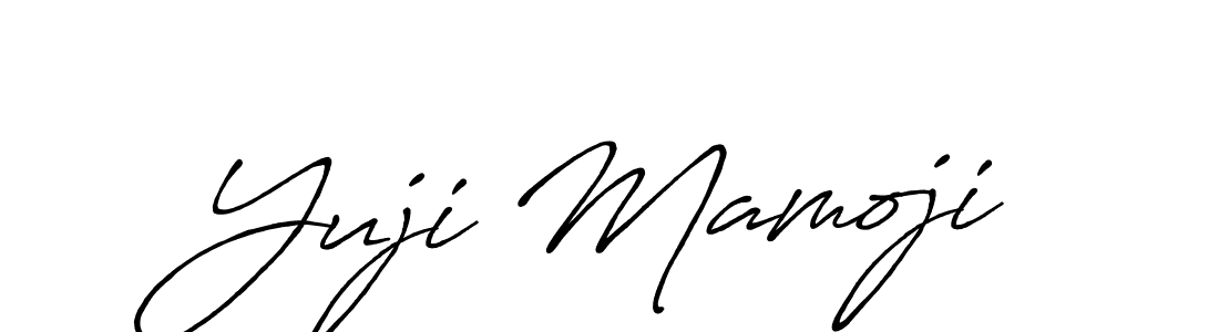 You should practise on your own different ways (Antro_Vectra_Bolder) to write your name (Yuji Mamoji) in signature. don't let someone else do it for you. Yuji Mamoji signature style 7 images and pictures png
