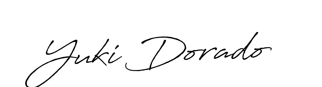 Use a signature maker to create a handwritten signature online. With this signature software, you can design (Antro_Vectra_Bolder) your own signature for name Yuki Dorado. Yuki Dorado signature style 7 images and pictures png