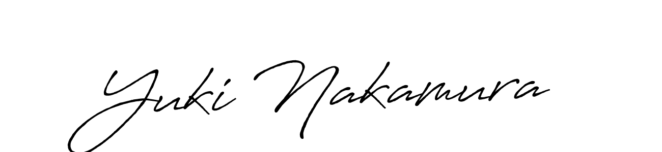 if you are searching for the best signature style for your name Yuki Nakamura. so please give up your signature search. here we have designed multiple signature styles  using Antro_Vectra_Bolder. Yuki Nakamura signature style 7 images and pictures png