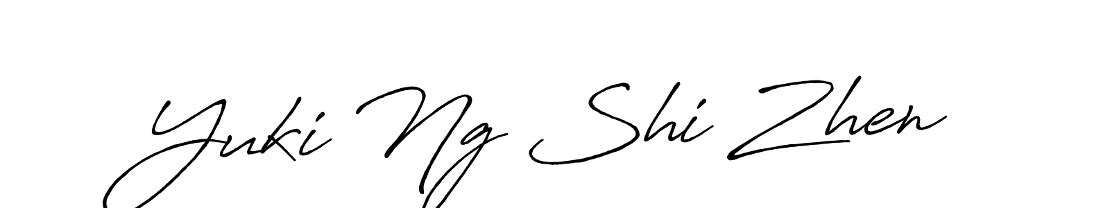 Also we have Yuki Ng Shi Zhen name is the best signature style. Create professional handwritten signature collection using Antro_Vectra_Bolder autograph style. Yuki Ng Shi Zhen signature style 7 images and pictures png