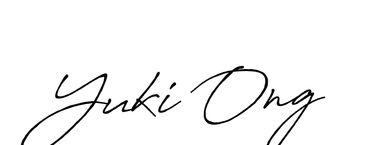 Use a signature maker to create a handwritten signature online. With this signature software, you can design (Antro_Vectra_Bolder) your own signature for name Yuki Ong. Yuki Ong signature style 7 images and pictures png