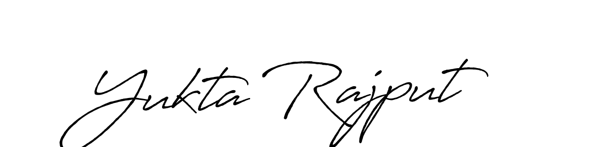 How to make Yukta Rajput signature? Antro_Vectra_Bolder is a professional autograph style. Create handwritten signature for Yukta Rajput name. Yukta Rajput signature style 7 images and pictures png