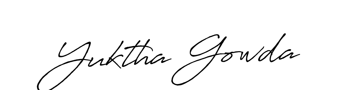 See photos of Yuktha Gowda official signature by Spectra . Check more albums & portfolios. Read reviews & check more about Antro_Vectra_Bolder font. Yuktha Gowda signature style 7 images and pictures png