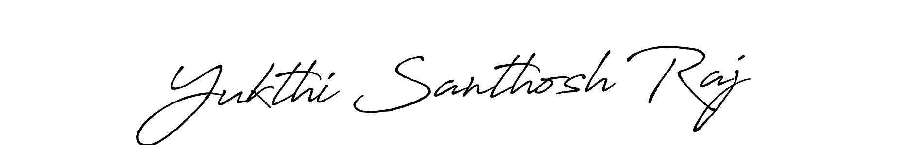 How to Draw Yukthi Santhosh Raj signature style? Antro_Vectra_Bolder is a latest design signature styles for name Yukthi Santhosh Raj. Yukthi Santhosh Raj signature style 7 images and pictures png