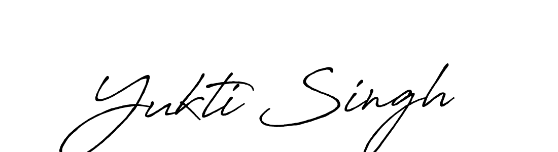 Design your own signature with our free online signature maker. With this signature software, you can create a handwritten (Antro_Vectra_Bolder) signature for name Yukti Singh. Yukti Singh signature style 7 images and pictures png