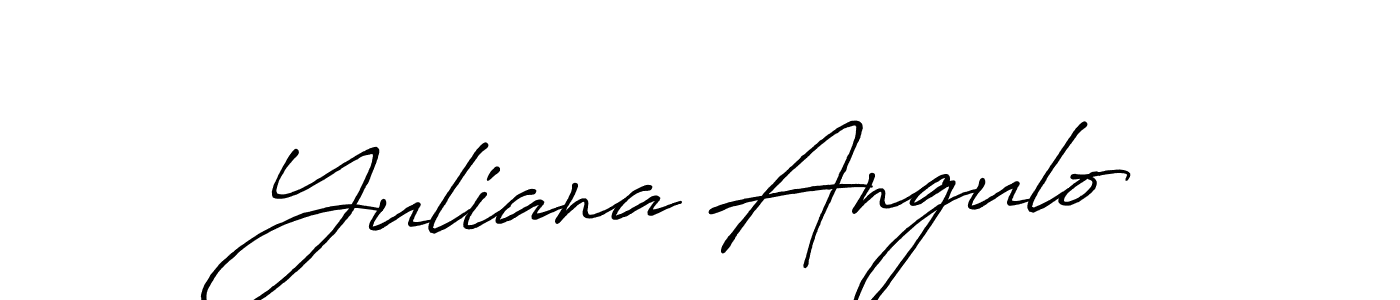 Make a short Yuliana Angulo signature style. Manage your documents anywhere anytime using Antro_Vectra_Bolder. Create and add eSignatures, submit forms, share and send files easily. Yuliana Angulo signature style 7 images and pictures png