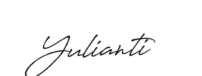 Also You can easily find your signature by using the search form. We will create Yulianti name handwritten signature images for you free of cost using Antro_Vectra_Bolder sign style. Yulianti signature style 7 images and pictures png