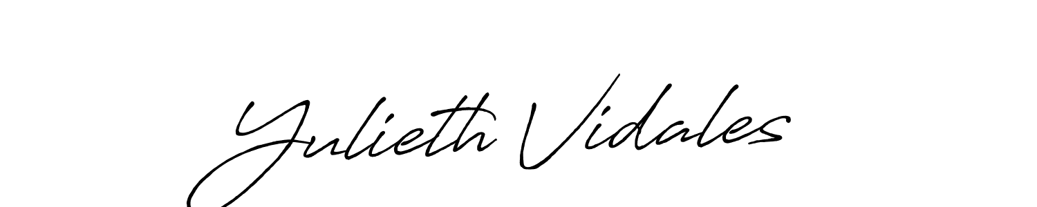 How to Draw Yulieth Vidales signature style? Antro_Vectra_Bolder is a latest design signature styles for name Yulieth Vidales. Yulieth Vidales signature style 7 images and pictures png