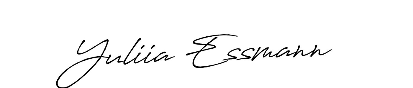 Also You can easily find your signature by using the search form. We will create Yuliia Essmann name handwritten signature images for you free of cost using Antro_Vectra_Bolder sign style. Yuliia Essmann signature style 7 images and pictures png