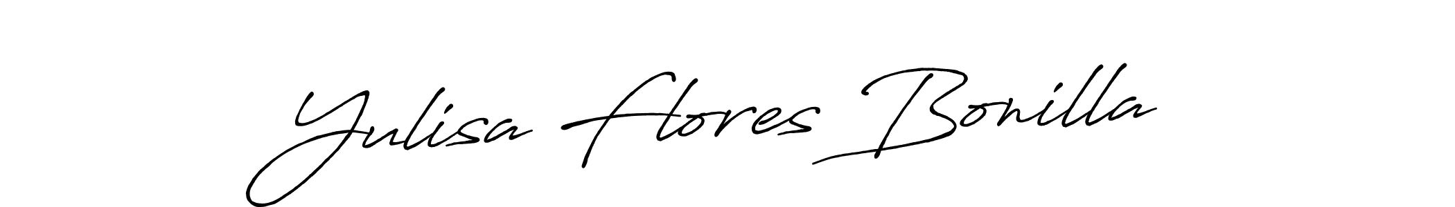 if you are searching for the best signature style for your name Yulisa Flores Bonilla. so please give up your signature search. here we have designed multiple signature styles  using Antro_Vectra_Bolder. Yulisa Flores Bonilla signature style 7 images and pictures png