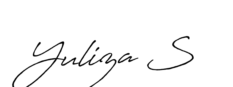You can use this online signature creator to create a handwritten signature for the name Yuliza S. This is the best online autograph maker. Yuliza S signature style 7 images and pictures png