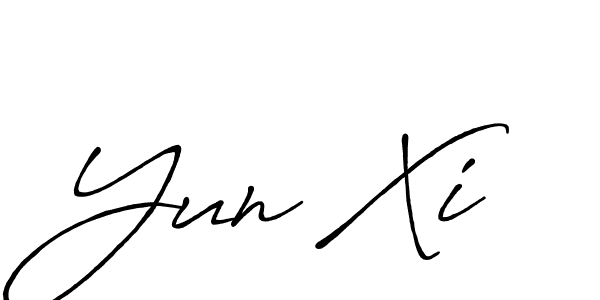 It looks lik you need a new signature style for name Yun Xi. Design unique handwritten (Antro_Vectra_Bolder) signature with our free signature maker in just a few clicks. Yun Xi signature style 7 images and pictures png