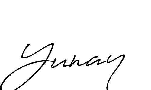 if you are searching for the best signature style for your name Yunay. so please give up your signature search. here we have designed multiple signature styles  using Antro_Vectra_Bolder. Yunay signature style 7 images and pictures png