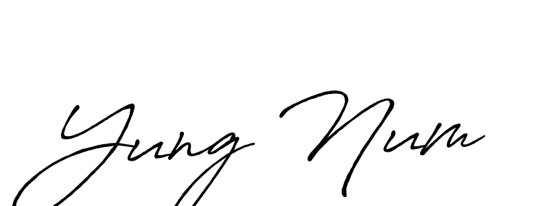 Similarly Antro_Vectra_Bolder is the best handwritten signature design. Signature creator online .You can use it as an online autograph creator for name Yung Num. Yung Num signature style 7 images and pictures png