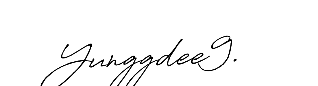 How to make Yunggdee9.  signature? Antro_Vectra_Bolder is a professional autograph style. Create handwritten signature for Yunggdee9.  name. Yunggdee9.  signature style 7 images and pictures png
