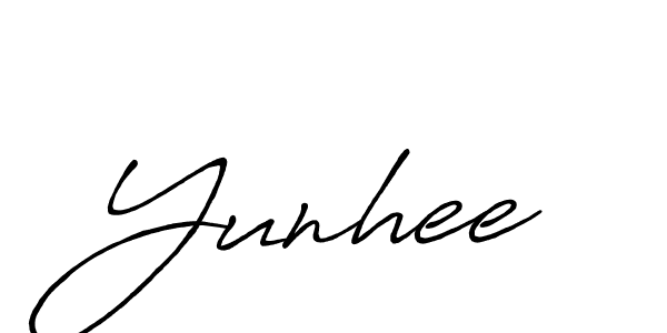 Similarly Antro_Vectra_Bolder is the best handwritten signature design. Signature creator online .You can use it as an online autograph creator for name Yunhee. Yunhee signature style 7 images and pictures png