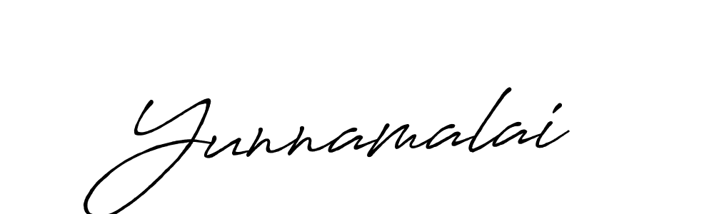 Use a signature maker to create a handwritten signature online. With this signature software, you can design (Antro_Vectra_Bolder) your own signature for name Yunnamalai. Yunnamalai signature style 7 images and pictures png