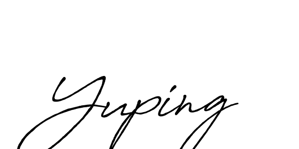 Make a beautiful signature design for name Yuping. Use this online signature maker to create a handwritten signature for free. Yuping signature style 7 images and pictures png