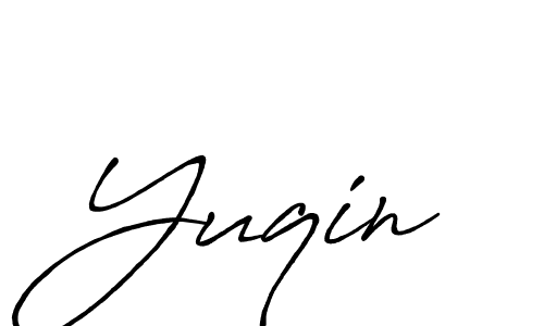 Make a beautiful signature design for name Yuqin. Use this online signature maker to create a handwritten signature for free. Yuqin signature style 7 images and pictures png